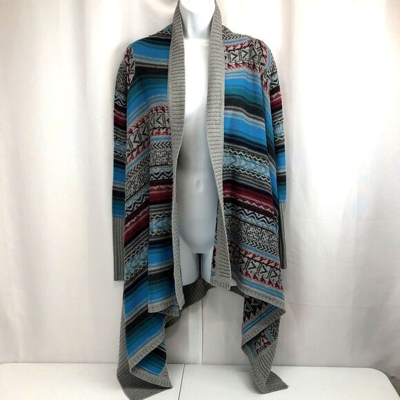 Stetson Women's Size XS Western Long Sleeve Cardigan Sweater Jacket Aztec - Picture 2 of 6